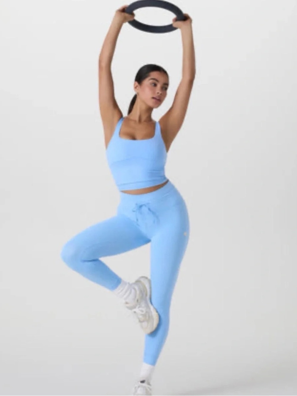 Vuori Sky Blue Square-Neck Tank